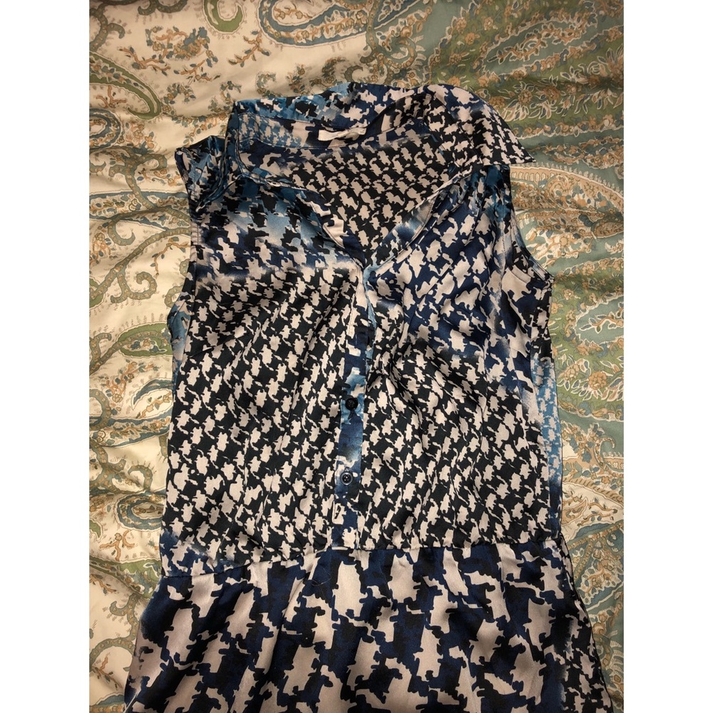 Silky Collared Dress